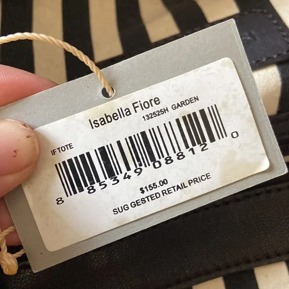 Isabella Fiore colorful tote bag - Picture 4 of 7